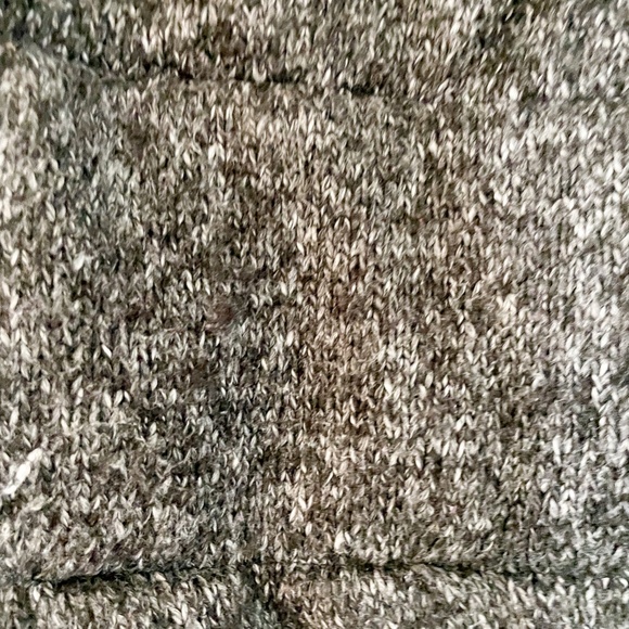 Zara Puffer Vest with Knitted Back and Hood - M - Picture 4 of 4